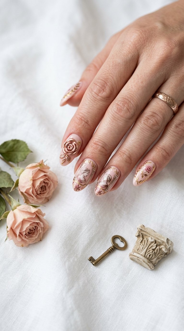 History and Cultural Significance of Rose Nail Art