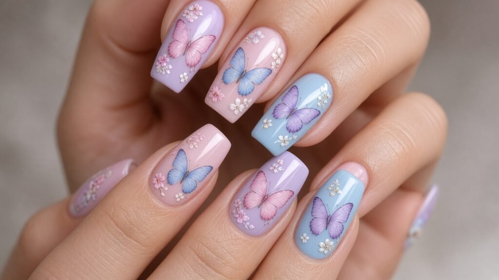 Nail Sticker and Decal Sets - diy press on nails