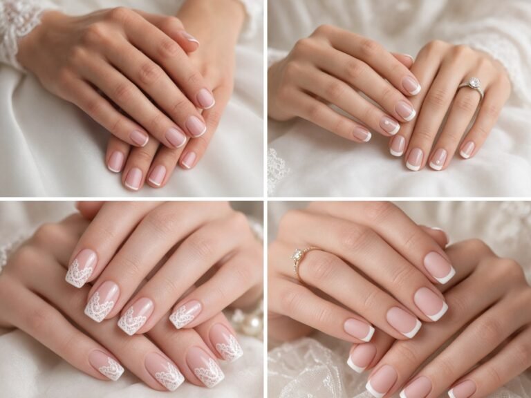 12 Elegant French Wedding Nails Ideas for Modern Brides