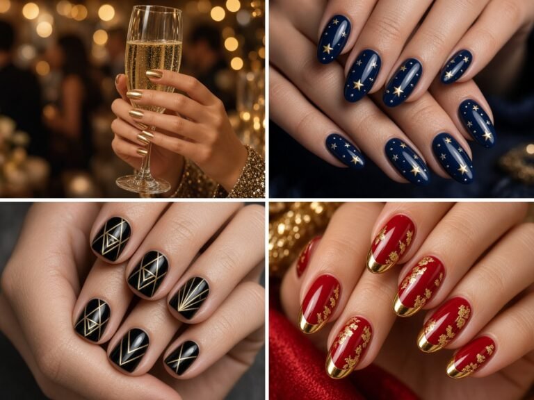 12 New Year's Eve Nails Ideas to Ring in 2027