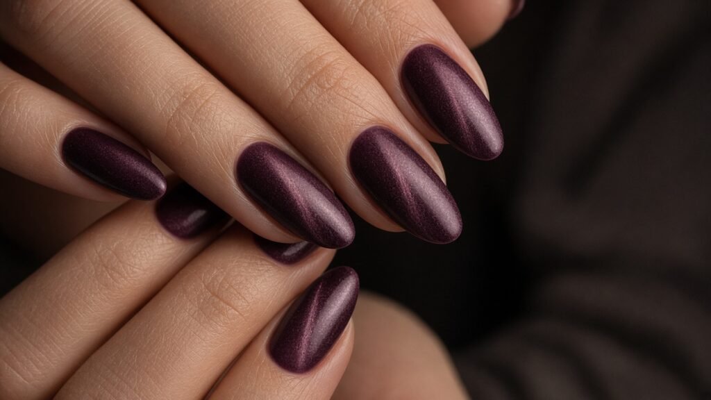 Velvet Cat Eye Sets - press on nails designs