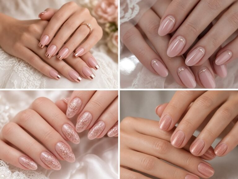 12 Rose Gold Bridal Nails Every Bride Will Love