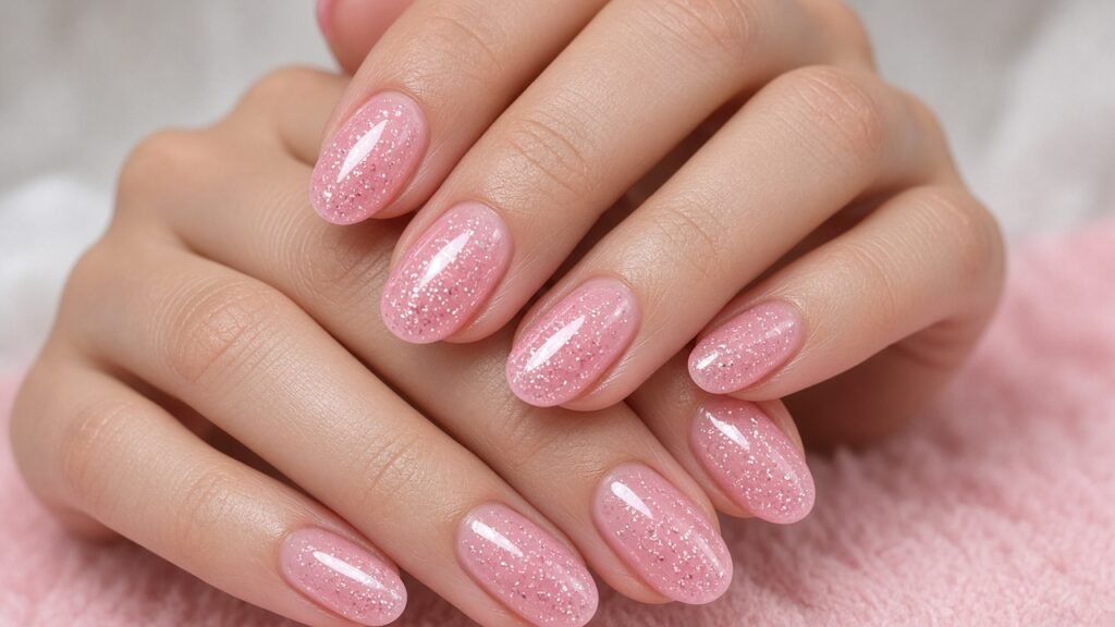 Jelly Pink Short Press On Nails