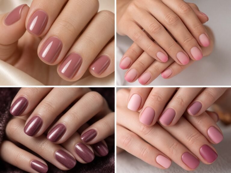 10 Short Rose Nails Ideas for Soft, Romantic Hands