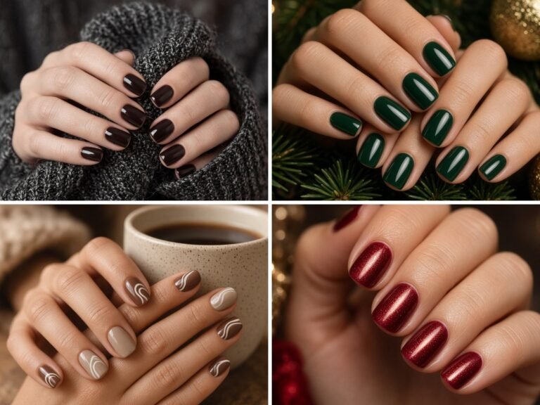 12 Short Winter Nails Ideas for Cozy Season