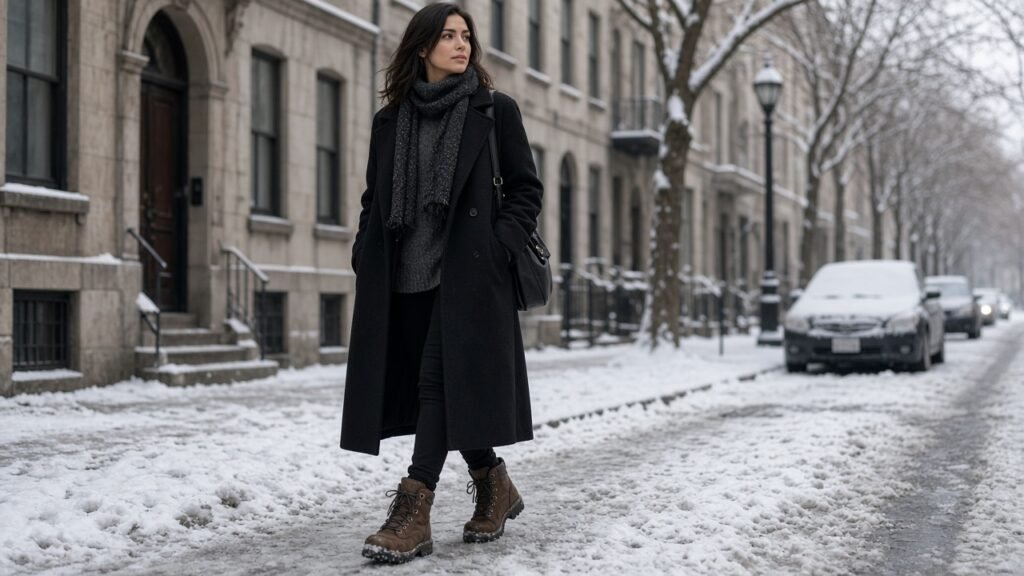 Hidden Gem: Hiking Boots in the City - winter boots outfits