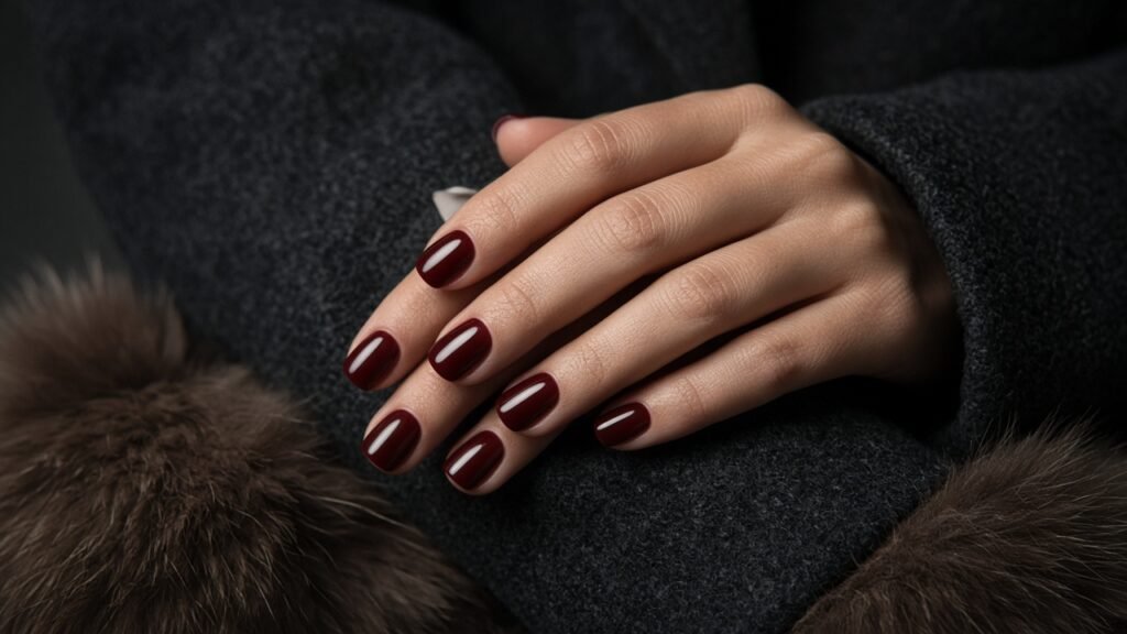 Oxblood Winter Nail Colors