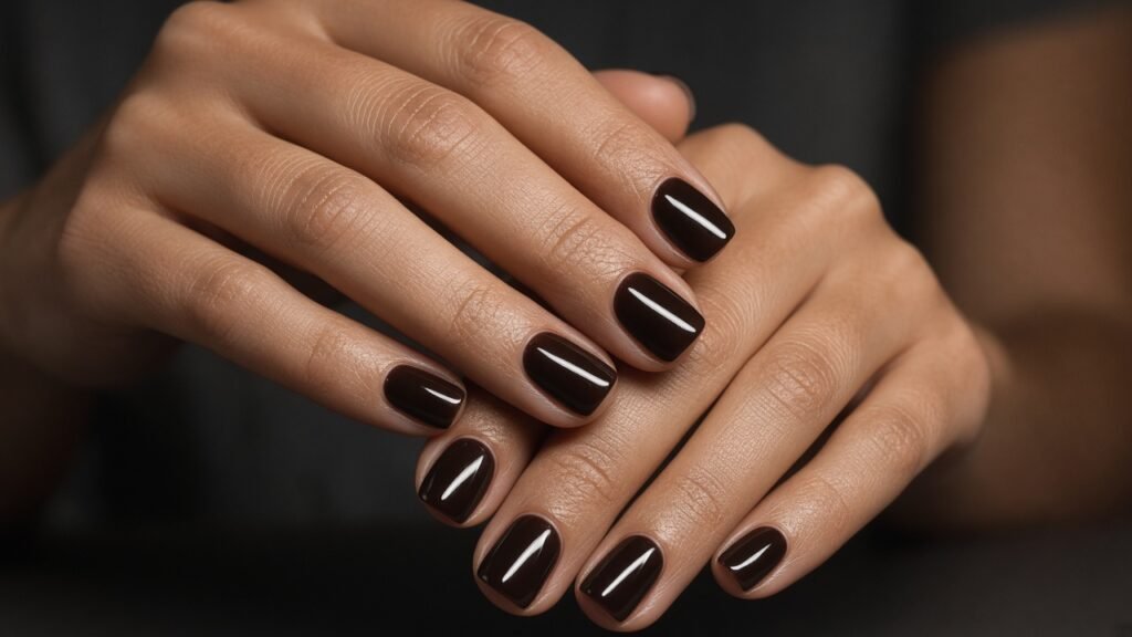 Espresso Brown - winter nail colors