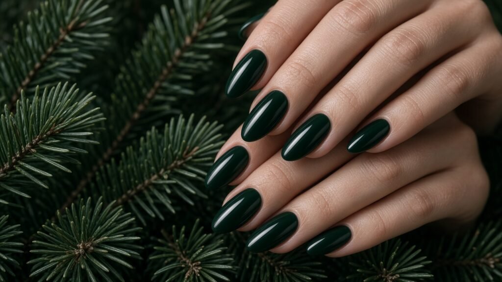 Forest Green - winter nail colors