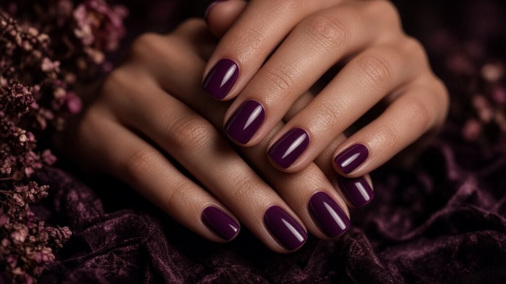Plum - winter nail colors