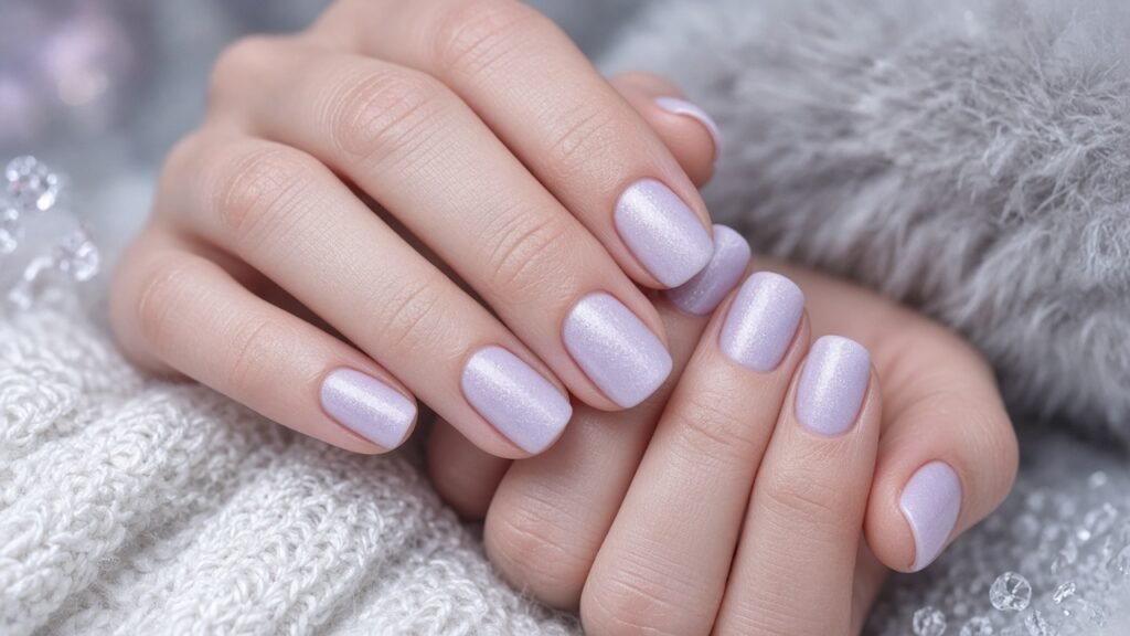 Icy Lilac - winter nail colors