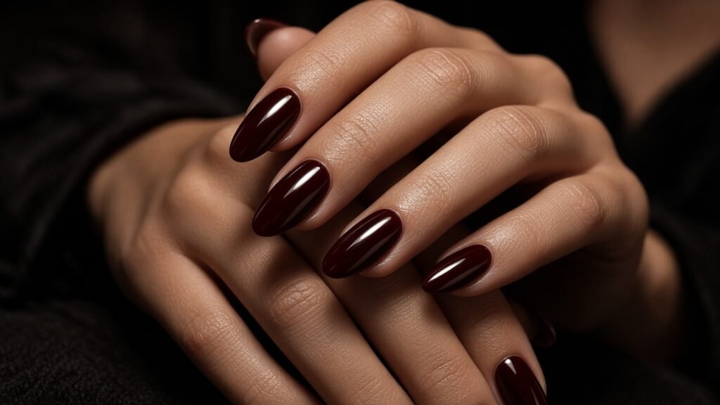 Black Cherry - winter nail colors